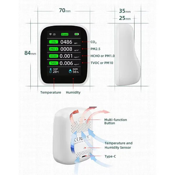 AirVista Air Quality Monitors UK44