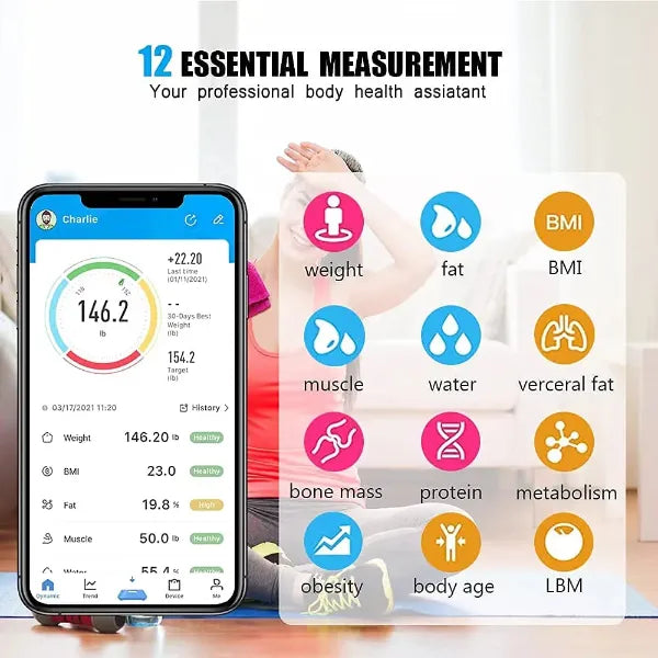 X2 FitOdi Body Composition Scales UK02