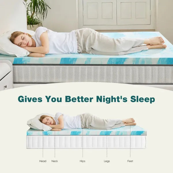 ChillNest Cooling Mattress Toppers UK44