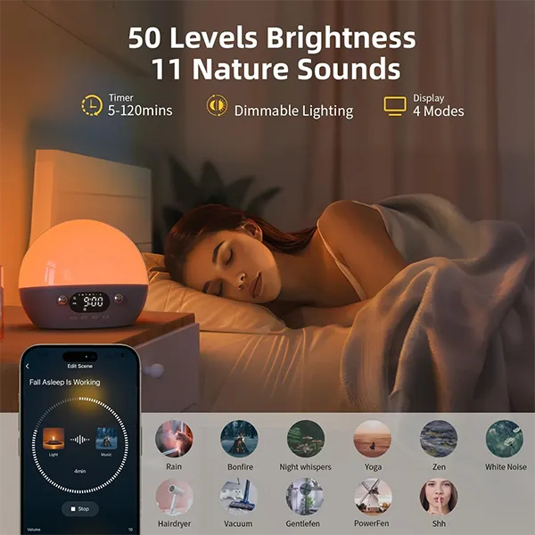 AuroraWake Sunrise Alarm Clocks UK44