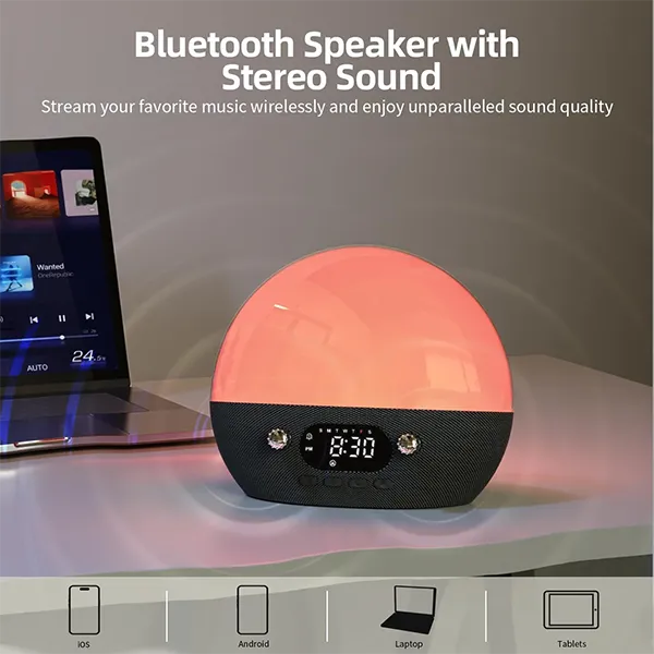 AuroraWake Sunrise Alarm Clocks UK44