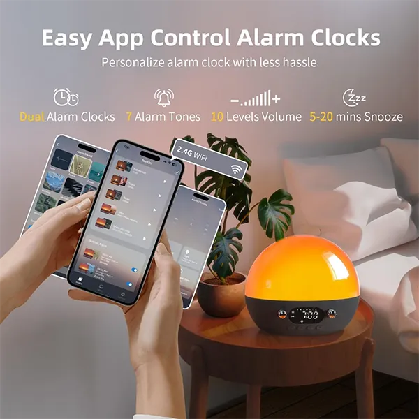 AuroraWake Sunrise Alarm Clocks UK44