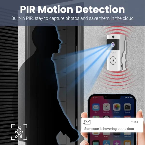 YingY2 Doorbell Camera No Subscription