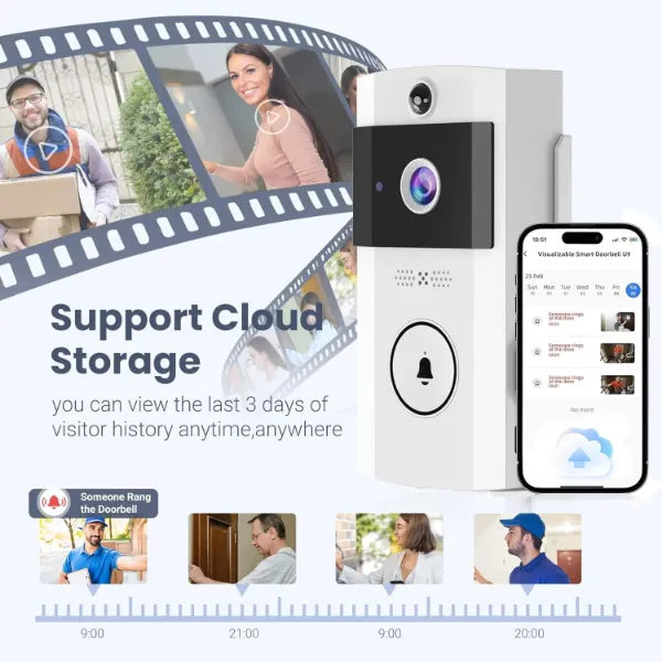 YingY2 Doorbell Camera No Subscription