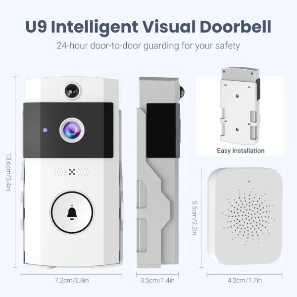YingY2 Doorbell Camera No Subscription