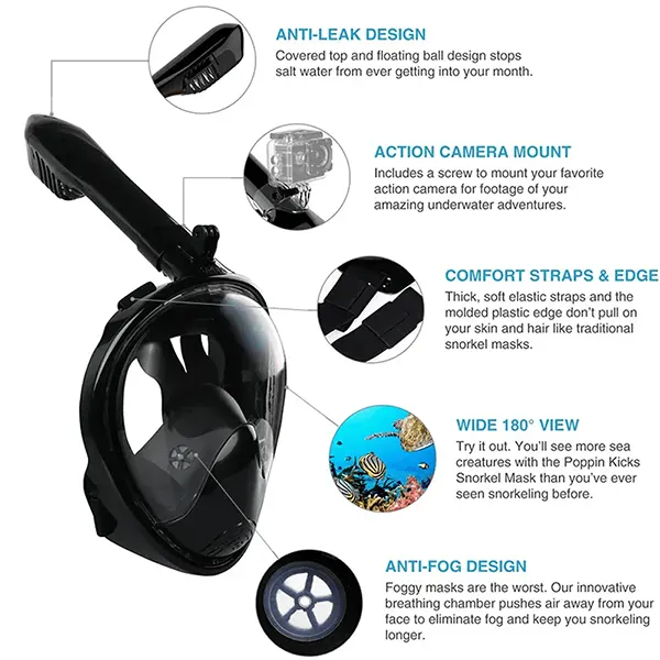 SnorkMask Full Face Snorkel Masks