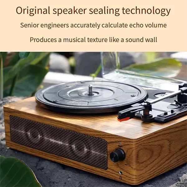 GrooveEra Record Players With Speakers