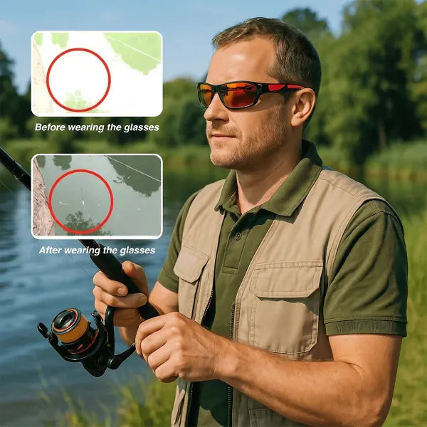 LakeLens Polarized Sunglasses for Fishing UK44