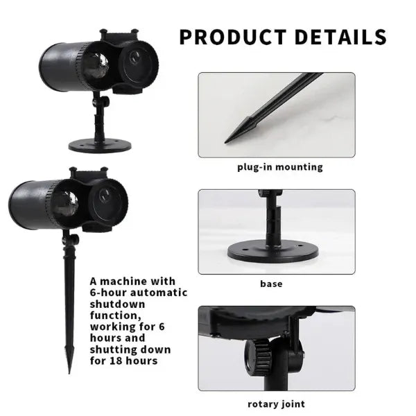 SpookBeam Halloween Projector Lights UK44