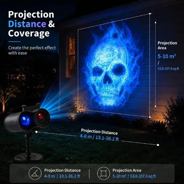 SpookBeam Halloween Projector Lights UK44