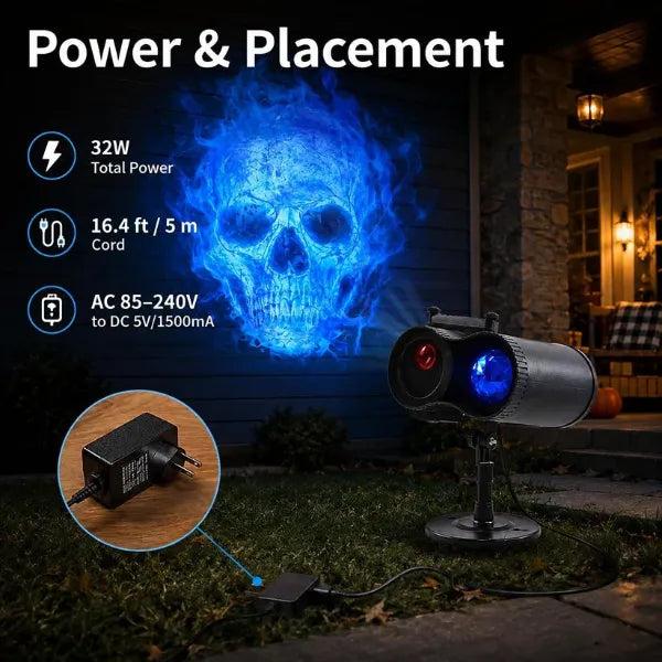 SpookBeam Halloween Projector Lights UK44
