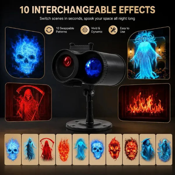 SpookBeam Halloween Projector Lights UK44