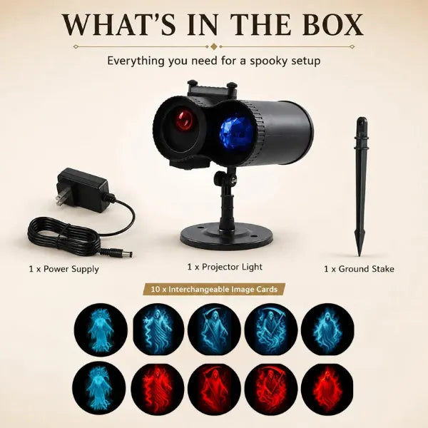 SpookBeam Halloween Projector Lights UK44
