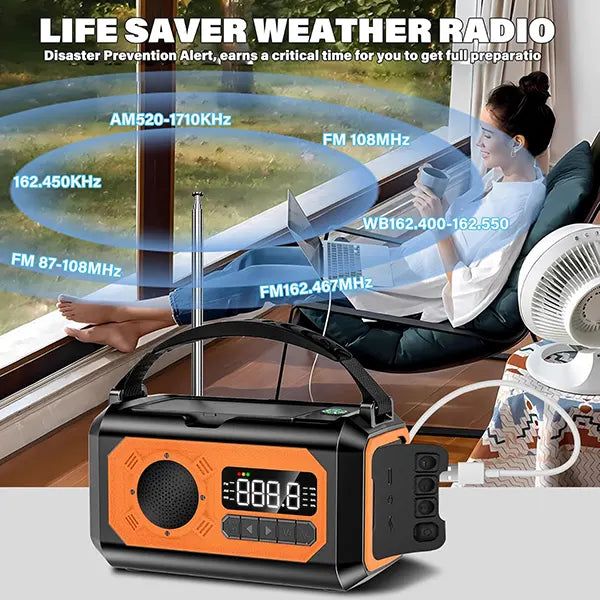 Radiflix X2 Wind Up Radios