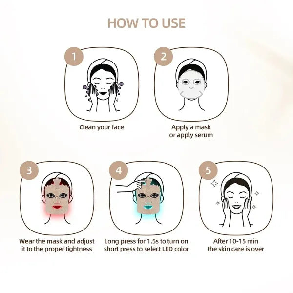 RadiVelle LED Face Masks UK44