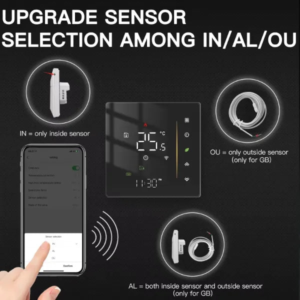 AuraTemp Smart Thermostat UK44