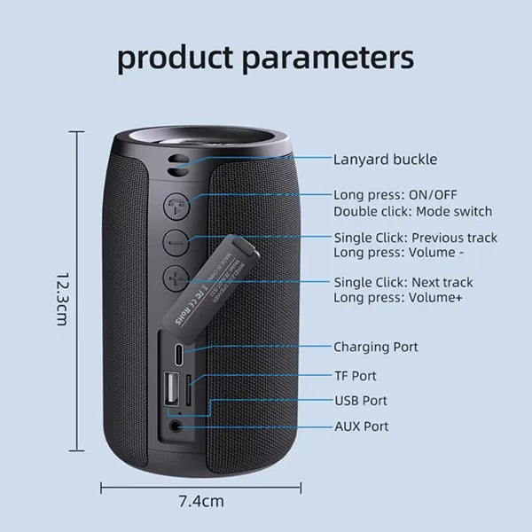 SoudPro Mini Bluetooth Speaker