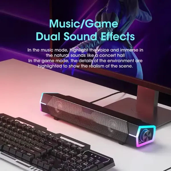 GonySound Soundbars For Computer Monitors UK06