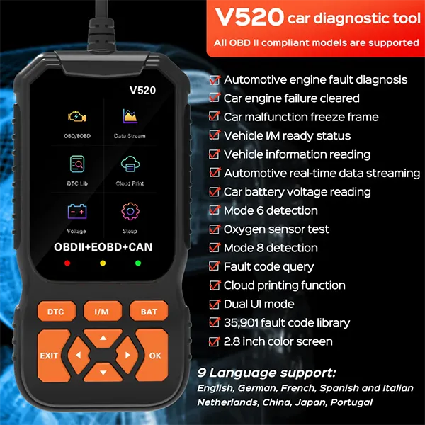 MoziScan OBD2 Scanners UK