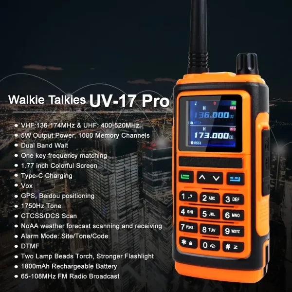Talkora Long Range Walkie Talkies UK44