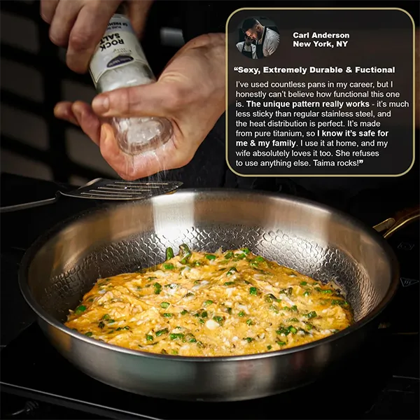 TetsuP6 Titanium Frying Pans