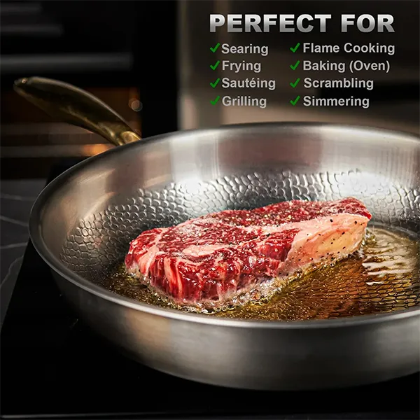 TetsuP6 Titanium Frying Pans