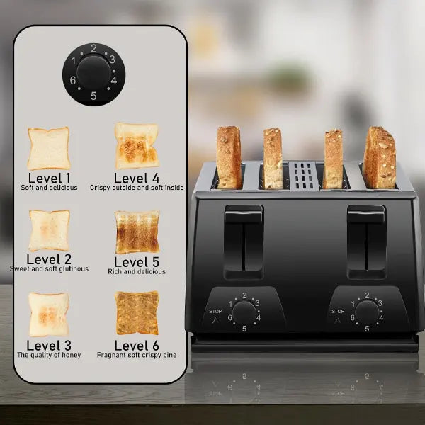 Brevano Toasters 4 Slice UK44