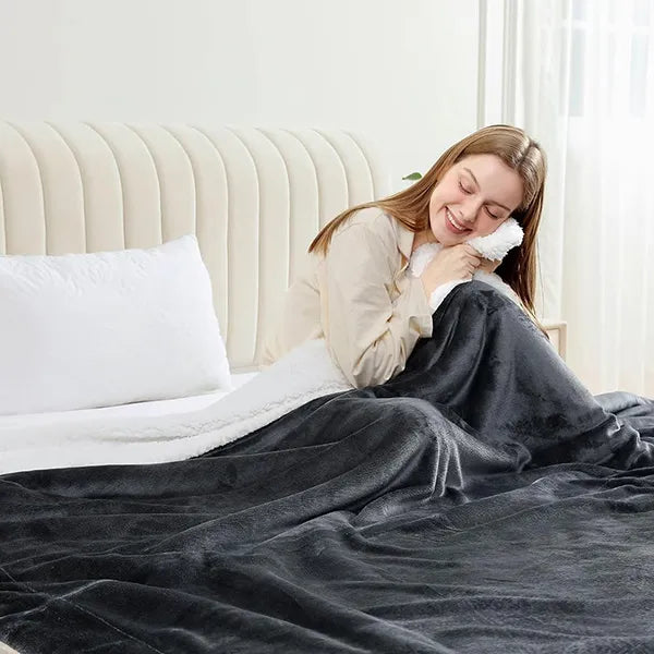 WarmCozi Heated Throw Blanket