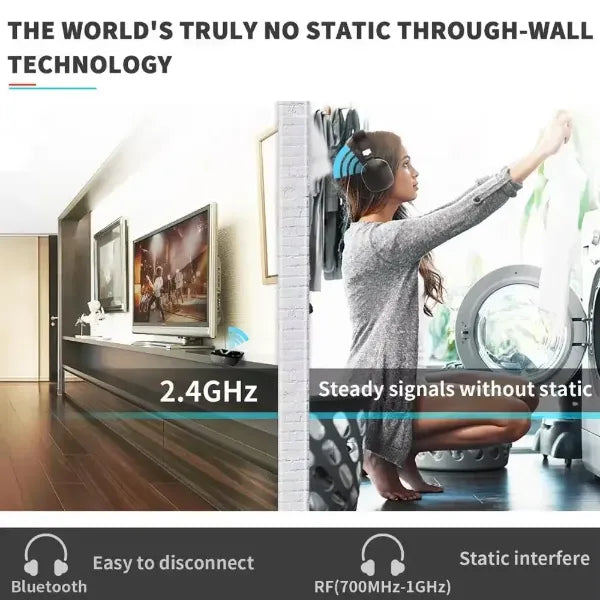 Lofialo Wireless Headphones for TV UK44