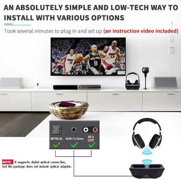 Lofialo Wireless Headphones for TV UK44