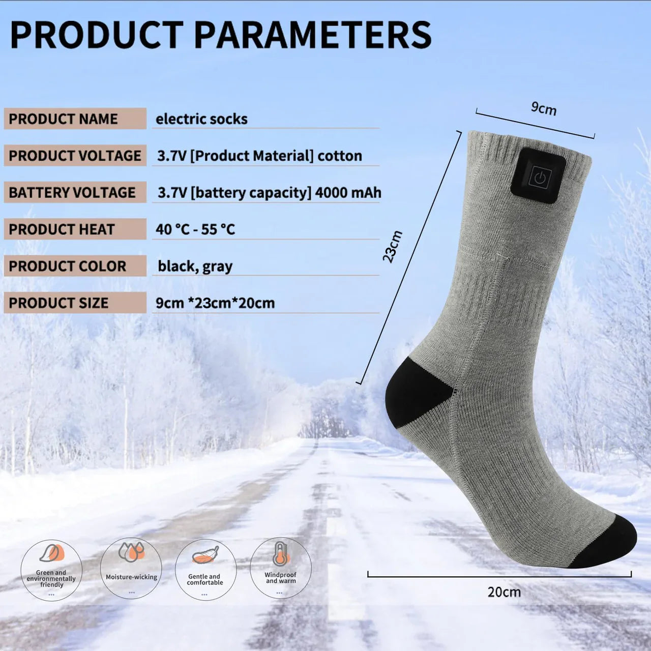 Calvion Heated Socks